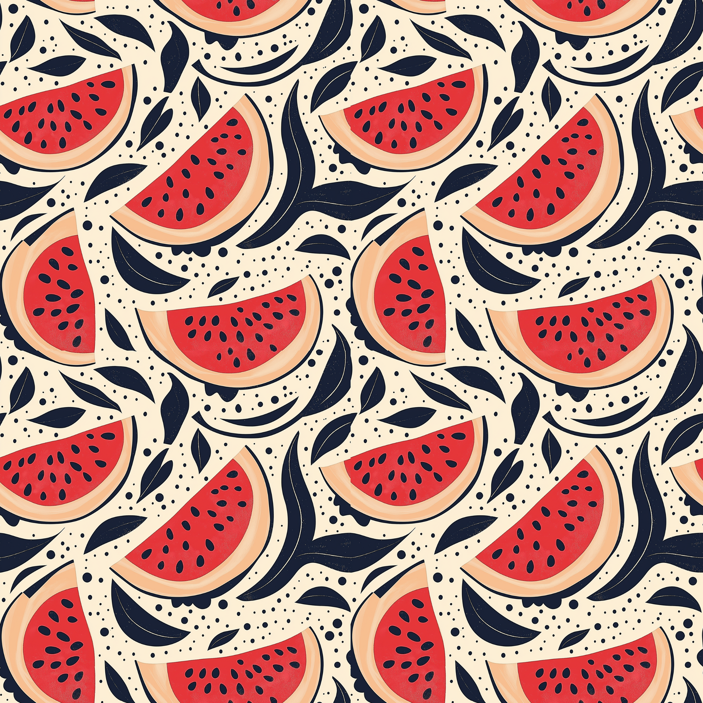 Watermelon Summer - Seamless Pattern Digital File Download